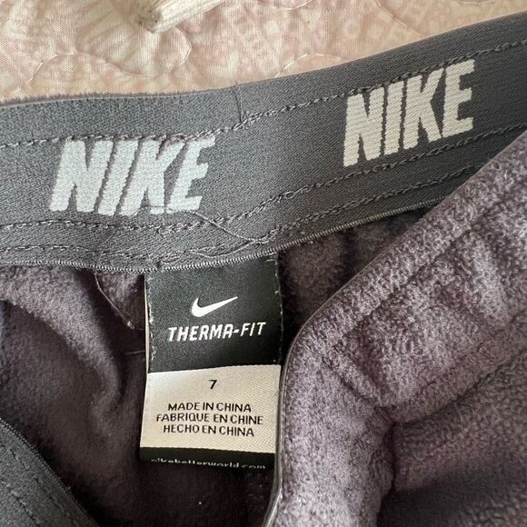 Boys Nike fuzzy fleece sweatpants 7 - Picture 6 of 6